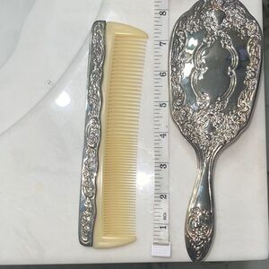 Silver Brush and Comb Set